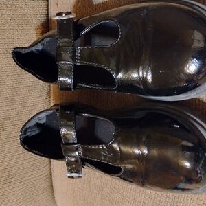 Black Patent Leather Mary Jane Shoes